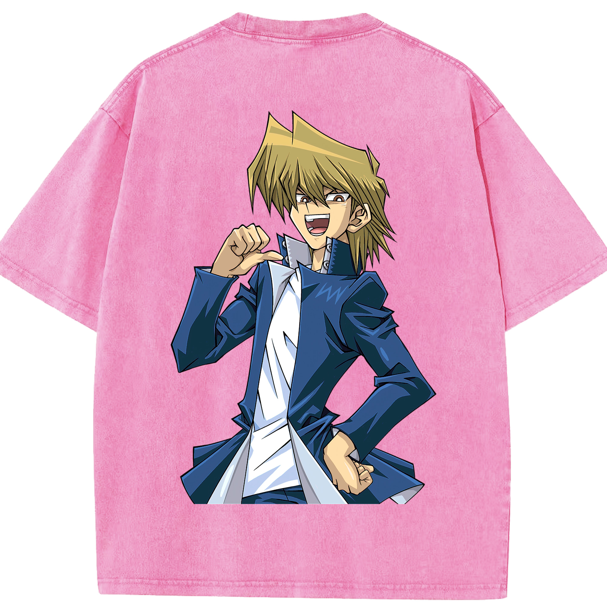 （画像用） 遊☆戯☆王 Yu-Gi-Oh! 綿100% ヴィンテージ風 半袖Tシャツ（背面プリント）